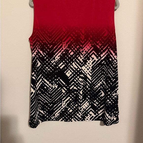 Calvin Klein Red and Black Sleeveless Tank Top - Picture 5 of 5